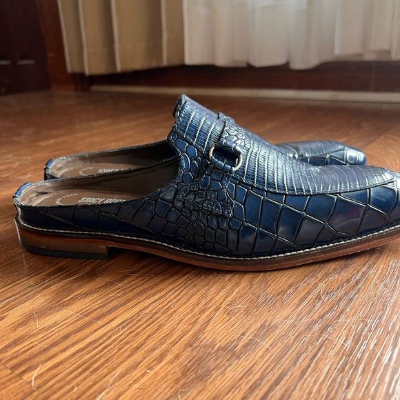 Blue Stacy Adams Gators Slip Ons - Picture 5 of 6